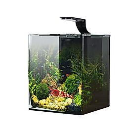 Anubias Shrimp Nano Akvaryum Set Siyah 29x29x35 cm