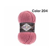 ALİZE SUPERLANA MİDİ COLOR 204-PEMBE