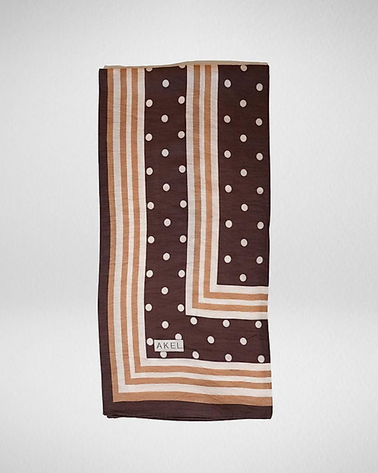 Spring Eşarp Yeni Desen Puantiye Desen