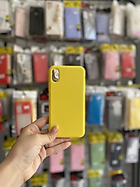 iPhone X-Xs Uyumlu Soft Lansman Telefon Kılıfı Sarı