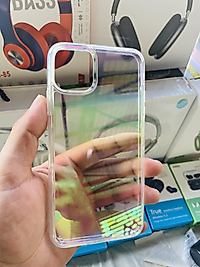 iPhone 11 Pro Max Renkli Şeffaf Telefon Kılıfı