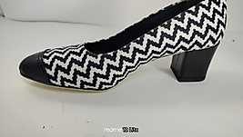 Baskılı keten günlük ayakkabı