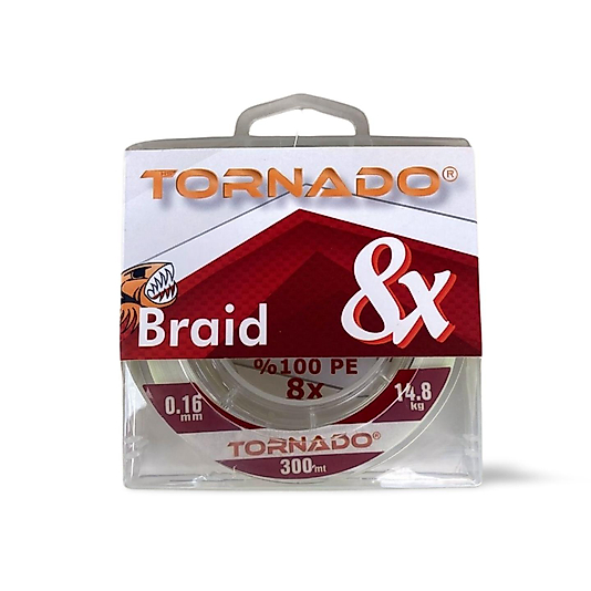 Tornado 0,16 mm 8x 300 m İp Misina (Açık Yeşil)