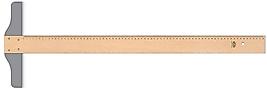 HATAS T CETVELİ TAHTA TEKNİKER 75 CM 01010