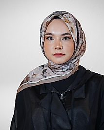 Spring Eşarp Pastel Çiçek Desenli