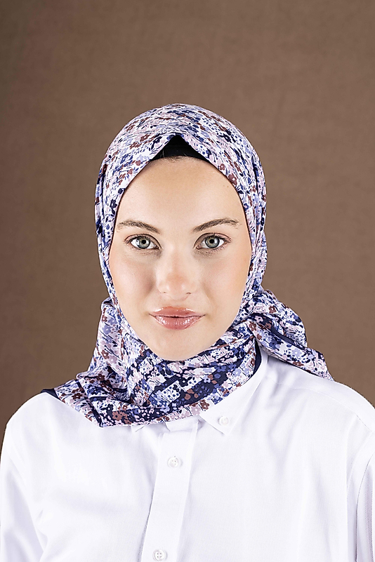 Desenli Soft Eşarp Koleksiyonu Çiçek Desen