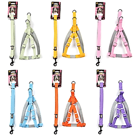203478-Doglife Köpekler İçin Cotton Göğüs Tasması+Gezdirme 2 cm