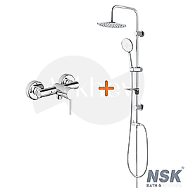 NSK Duş Sistemi ve Jika Duş Bataryası Paketi - Krom ARKHEV0033