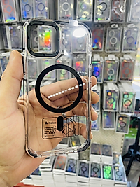 İPhone 13 -14 Uyumlu Magsafe Telefon Kılıfı Siyah