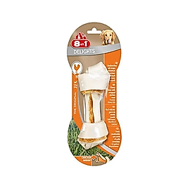8in1 Delight Bones Tavuk Etli Burgu Köpek Çiğneme Kemiği S 35 g