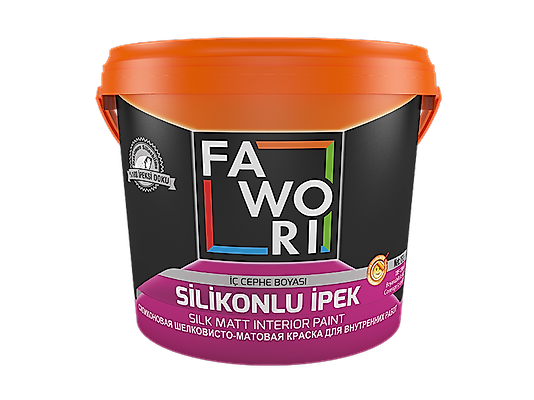 FAWORİ SİLİKONLU İPEK SİLİKONLU  SU BAZLI İÇ CEPHE BOYASI 2,5 L