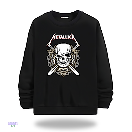 Metallica Model Bisiklet Yaka Erkek kadın Slimfit Sweatshirt