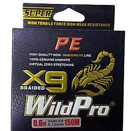 Wild Pro 0,12mm 9x Örgü İp Misina 150m