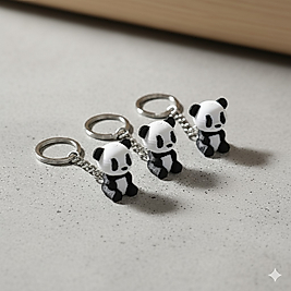 Anahtarlık- Panda 3'lü Set