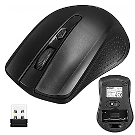 EVEREST SMW-487 USB SİYAH 2.4GHZ 1500 DPI OPTİK KABLOSUZ MOUSE