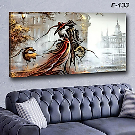 MERCAN MOBİLYA  VE AKSESUAR ,   130*70KADIN ERKEK DANS EDİYOR  KANVAS TABLO