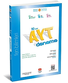 ÜçDörtBeş Yayınları AYT Fen Bilimleri 10 lu Deneme 2025
