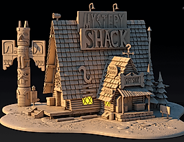 Mystery Shack 3D Printing Model