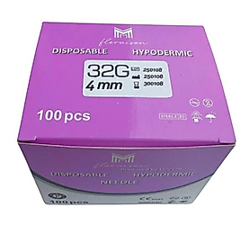 32G 4mm mezoterapi igne ucu ( 100ad)