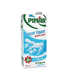 Pınar Süt %1 Yağlı 1 Lt