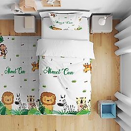 Minibabyrooms  Safari Desenli Nevresim Takımı