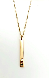 Renkli Taşlı Geometrik Xuping Kolye(ROSE)