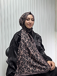 Zer Leopar Desen Şal