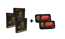 48 Hours Gold Ginseng Çikolata 3'lü + 2'li Bonbon Şeker Gizli Gönderim