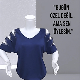 omuz pullu dekolte kol bluz