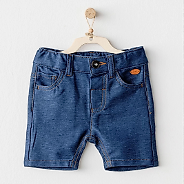 Andywawa Ac25939 Casual Bebek Şort İndigo