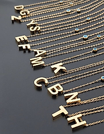 Jade'm Gold Çelik T Harfli Kolye