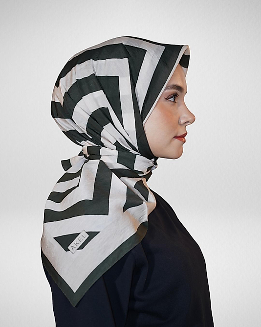 Spring Eşarp Yeni Desen Üçgen Desen