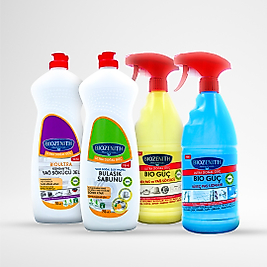 BIOZENITH 4'LÜ FIRSAT PAKETİ (BIO GÜÇ MAVİ + YAĞ SÖKÜCÜ JEL + BULAŞIK SABUNU + BIO GÜÇ SARI)