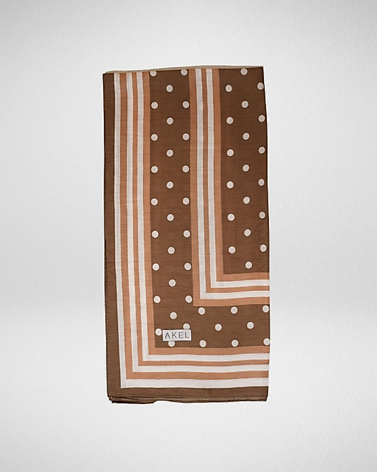 Spring Eşarp Yeni Desen Puantiye Desen