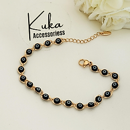 14K Çelik Nazar Bileklik