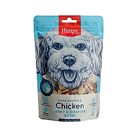 Wanpy Oven Roasted Tavuk Etli ve Morina Balıklı Köpek Ödülü (100 g)