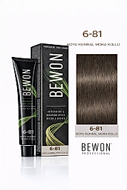 BEWON SAÇ BOYASI 100 ML (6-81 KOYU KUMRAL MOKKA KÜLLÜ)