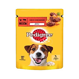 Pedigree Sığır Etli ve Tavuk Etli Yetişkin Köpek Pouch Yaş Mama (100 g)