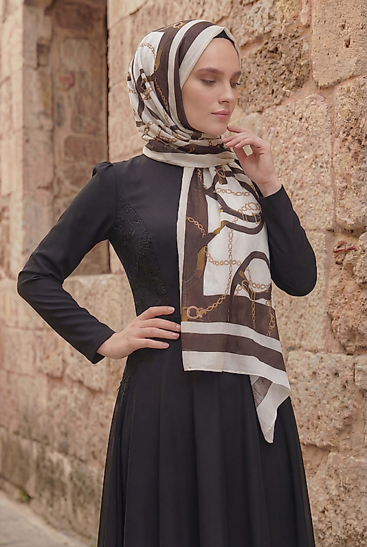 Spring Halka Desenli Şal