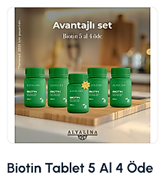 Alyalina Biotin Tablet 5 Al 4 Öde