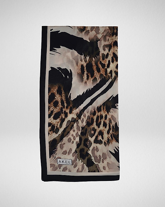 Spring Eşarp Leopar Yeni Desen-2