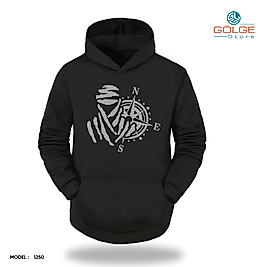 Motorcu Model Slimfit Kapüşönlu Hoodie Erkek kadın Sweatshirt