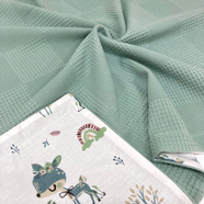 Mint yeşili/Sevimli hayvanlar Bebek Pikesi