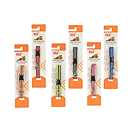 Flip Karışık Desenli Kedi Boyun Tasması 15 - 25 cm