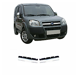 Fiat Doblo Krom Ön Panjur (2prç) 2006-2010 Arası P.Çelik