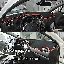 Citroen C4 2011 - 2020 Konsol Torpido 3D Koruma