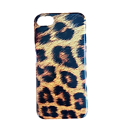 İphone 7-8-Se Leopar Desen Yumusak Silikon Telefon Kılıfı