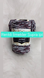 Supra İpi Ebruli Sİmli Düz Renkler 200gr