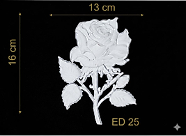 ED-25 Dekoratif Esnek Aplik (2'li)