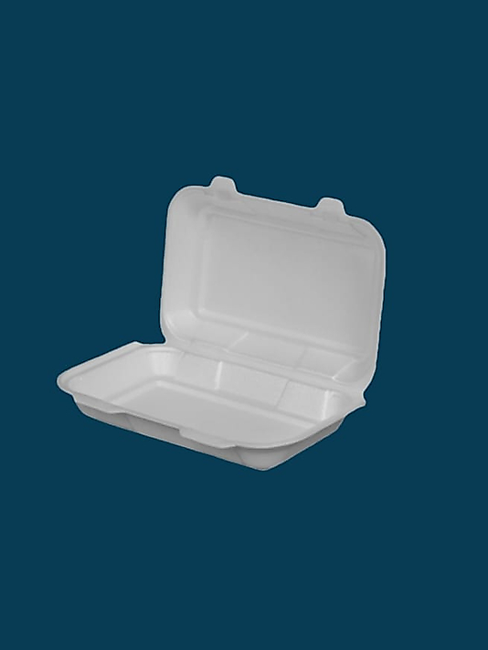 Yarım Kapaklı Köpük Tavuk Kabı 200 ADET ( KDV DAHİL )